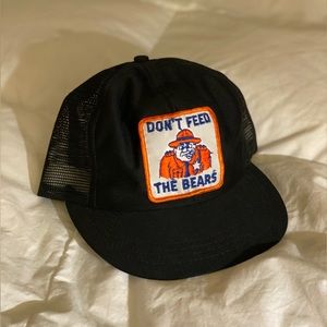 Vintage Trucker Hat with “Don’t Feed the Bears” Ranger Patch